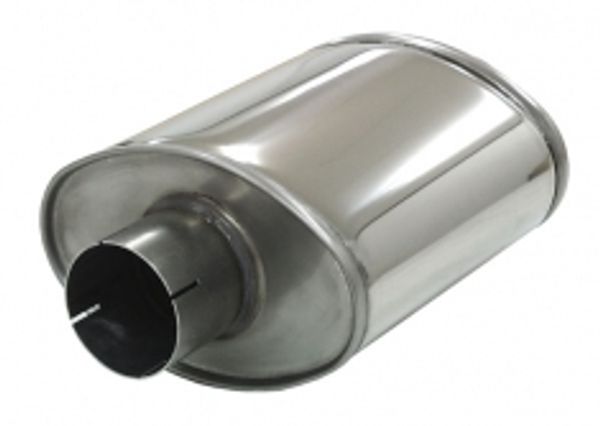 Hovedbilde Oval Rustfri  Lyddemper 4,0